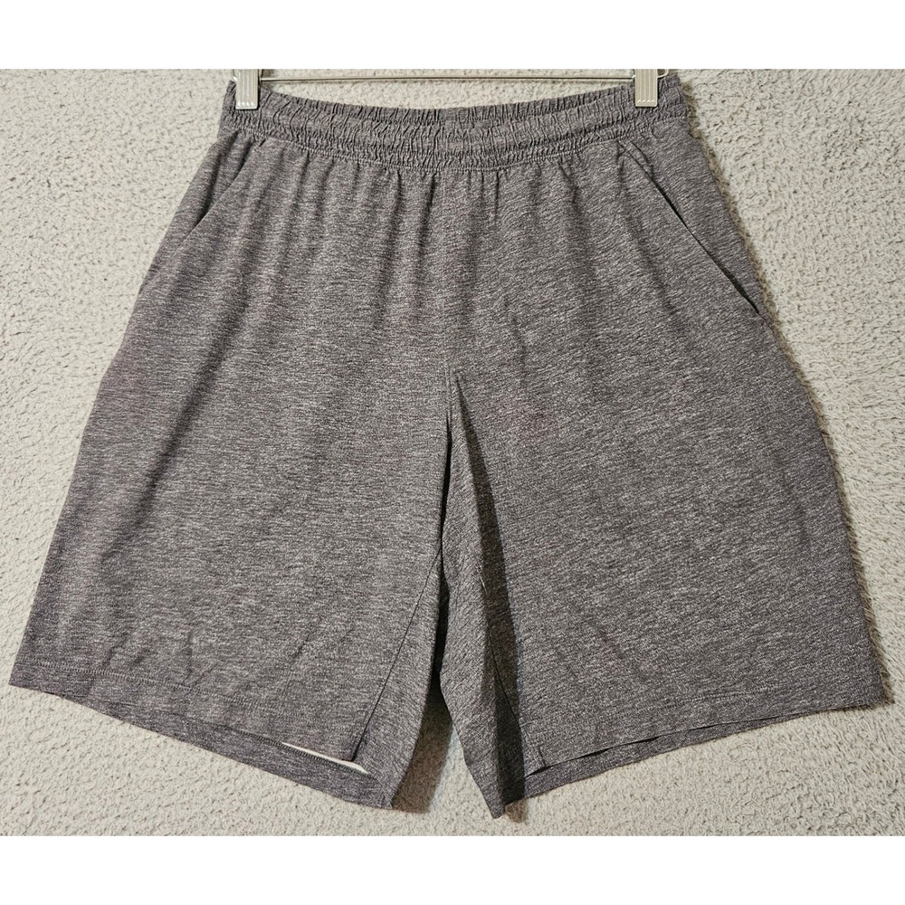 Lululemon Pace Breaker Shorts Men Medium Gray Linerless Athletic Gym Lightweight